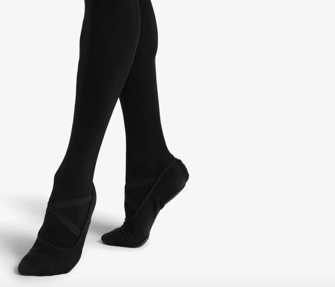 Capezio Hanami Canvas Ballet Shoe Black 2037W