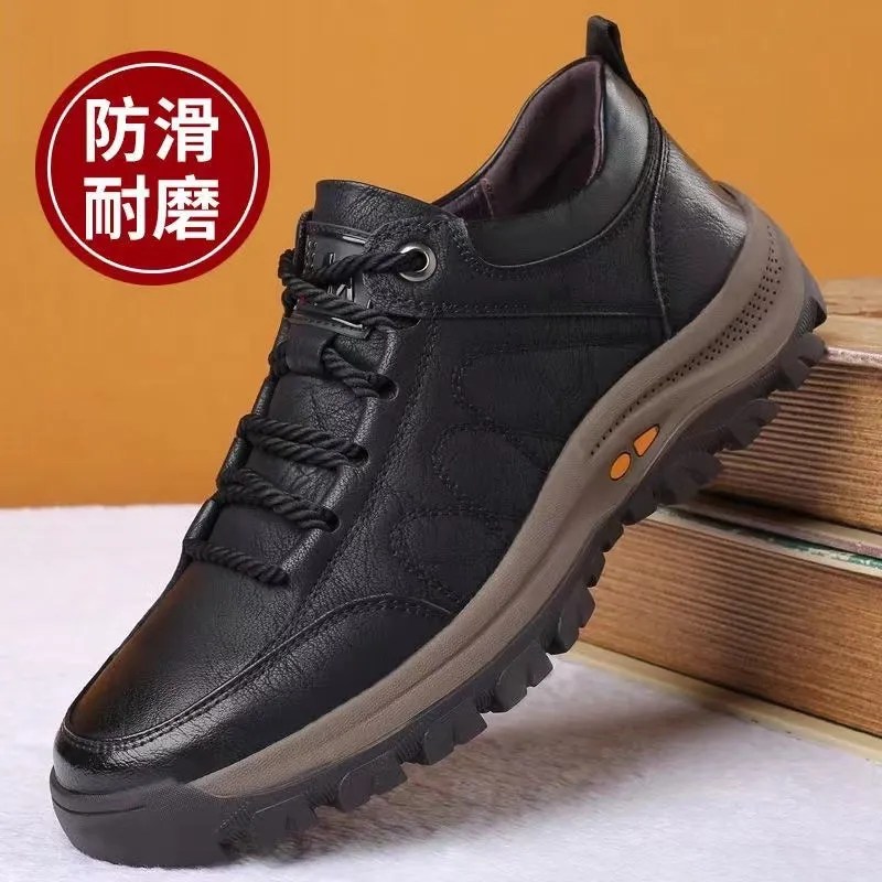 Instock Outdoor high-top plus velvet non-slip hiking shoes